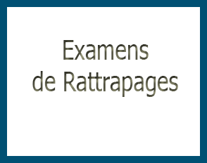 Examens de Rattrapages